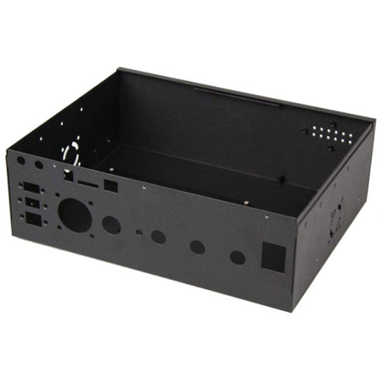 Black metal color, powder coated treatemnt, metal fabrication project boxes