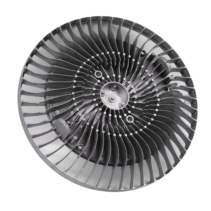 Dark grey color, round shape, ADC12 material, die casting heat sinks for LED lighting industrial