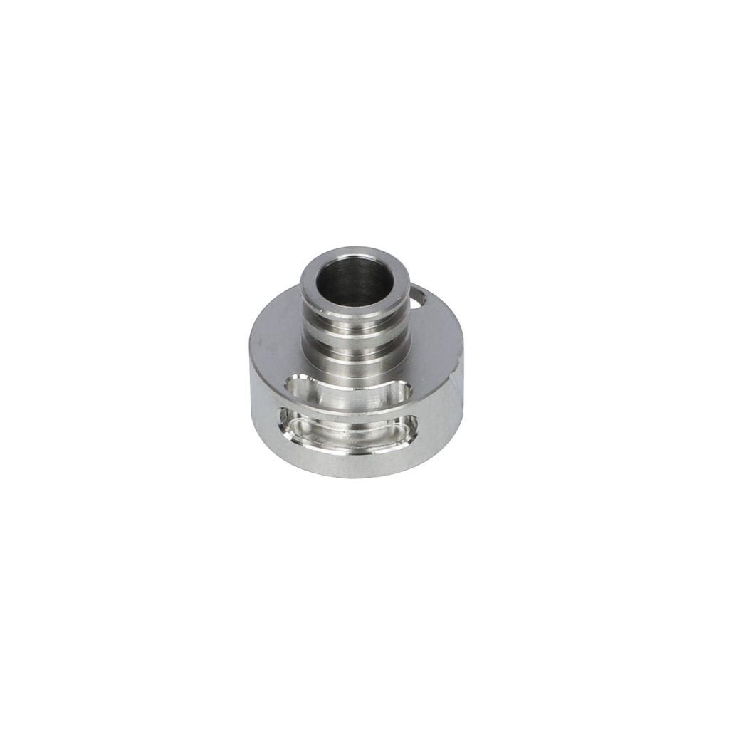 Round shape, natural anodized, CNC machining aluminum parts