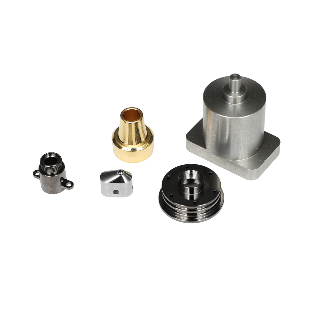 Black, silver and brass color, CNC machining parts, led lighting accessories