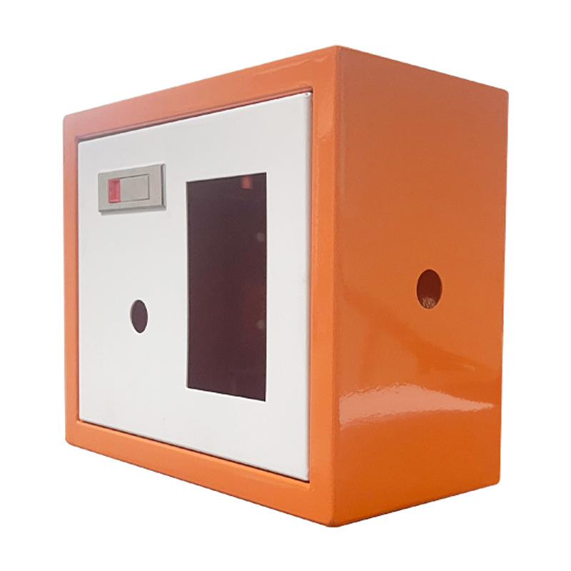 Orange powder coated, galvanized sheet, sheet metal fabrication project boxes