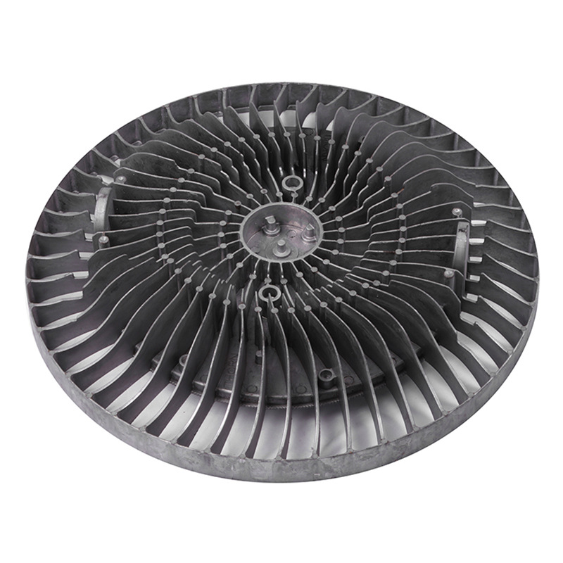 Dark grey color, round shape, ADC12 material, die casting heat sinks for lighting industrial