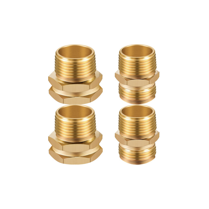 Golden Brass materials, CNC turning parts