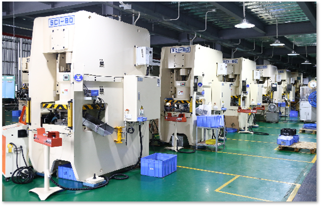 Factory photos, stamping machines