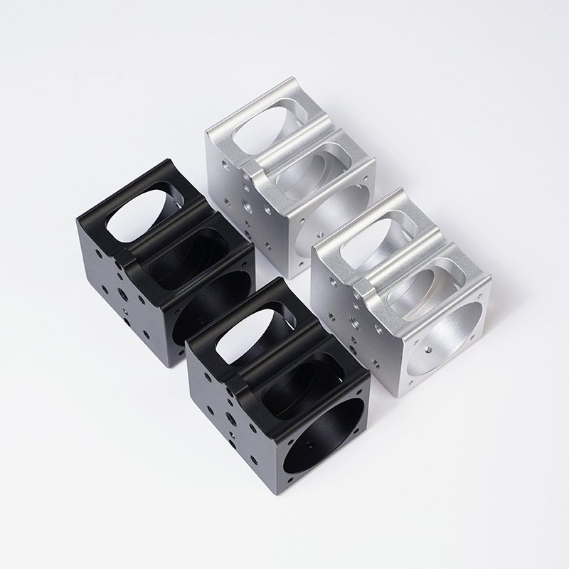 Black and clear anodized, CNC milling parts