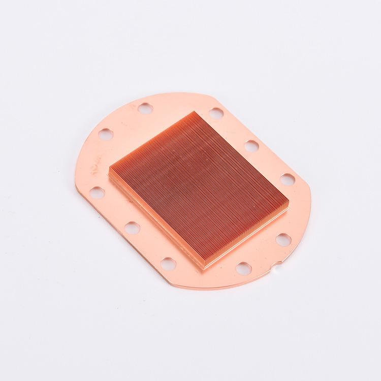 elliptic shape copper heat sinks