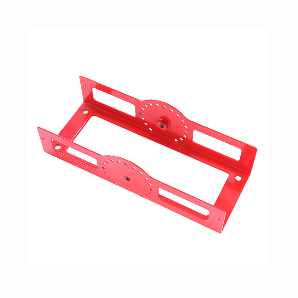 Red anodizing color, Aluminum materials, Metal stamping brackets